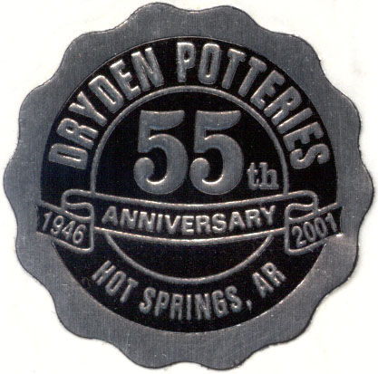 55th Anniversary Dryden Potteries